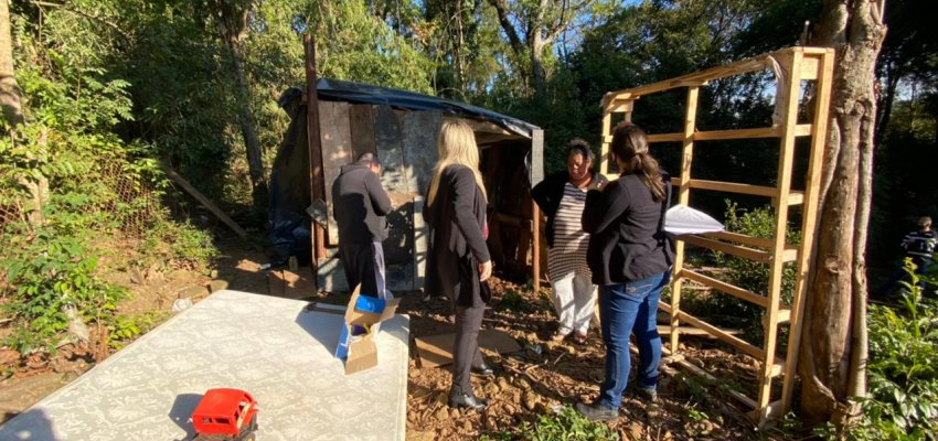 Diretoria de Habitação e Guarda Municipal evitam invasão de área pública