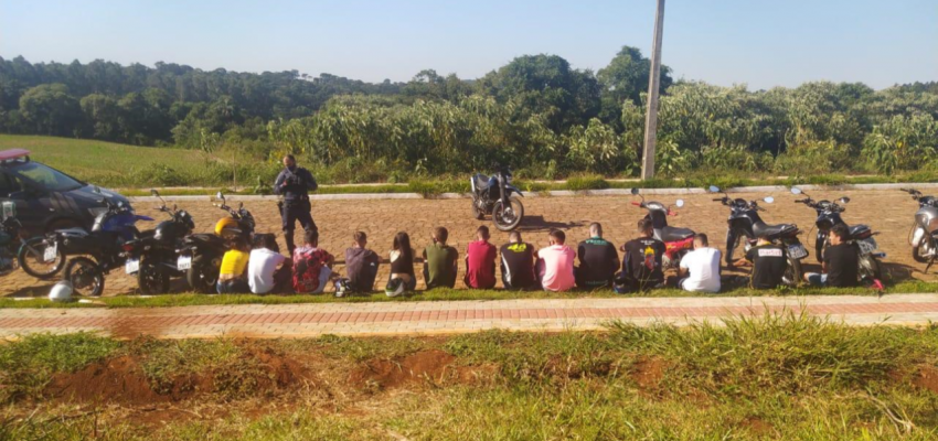 Ação conjunta flagra aglomerações 