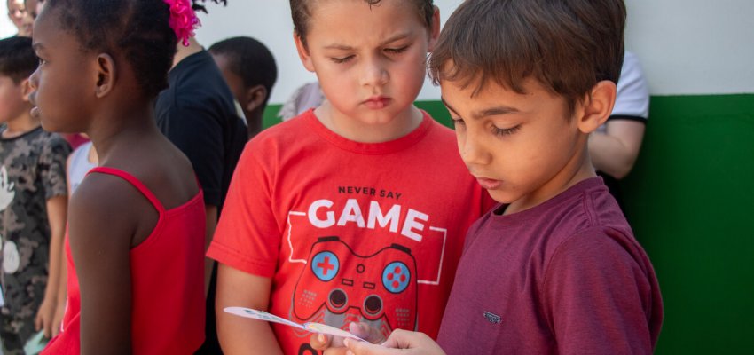 EPC Cyro Sosnosky apresenta os espa&ccedil;os da escola para crian&ccedil;as e familiares da Educa&ccedil;&atilde;o Infantil