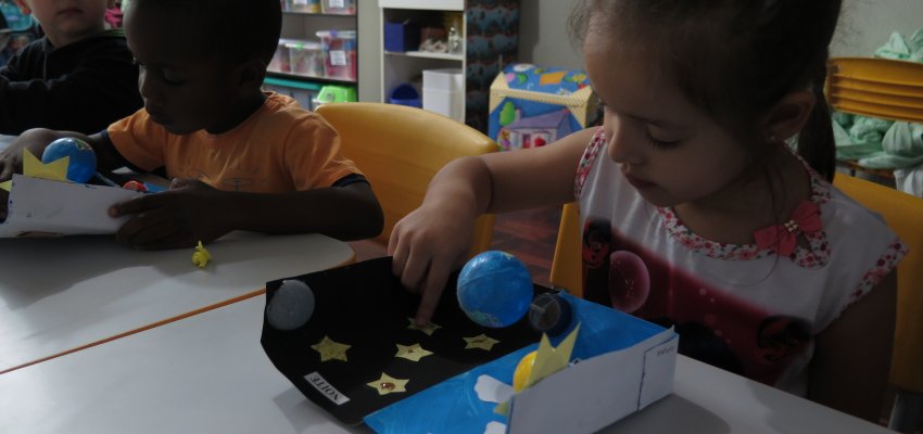 Projeto trabalha a astronomia na educa&ccedil;&atilde;o infantil