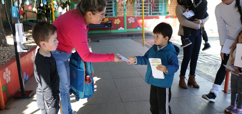 Conscientização no trânsito é tema de projeto no CEIM Aquarela