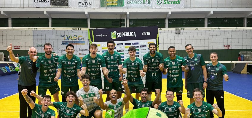 Chapec&oacute; vence Am&eacute;rica-RN por 3 a 0 e soma pontos importantes na Superliga B