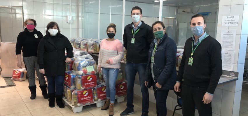 SEASC recebe cestas b&aacute;sicas 