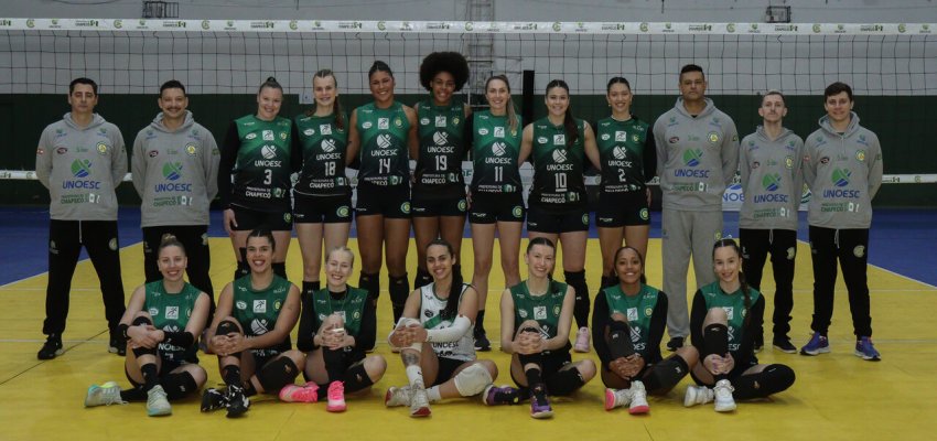 &#8203;Prefeitura de Chapecó/ACV/Unoesc vence pelo Estadual de Voleibol