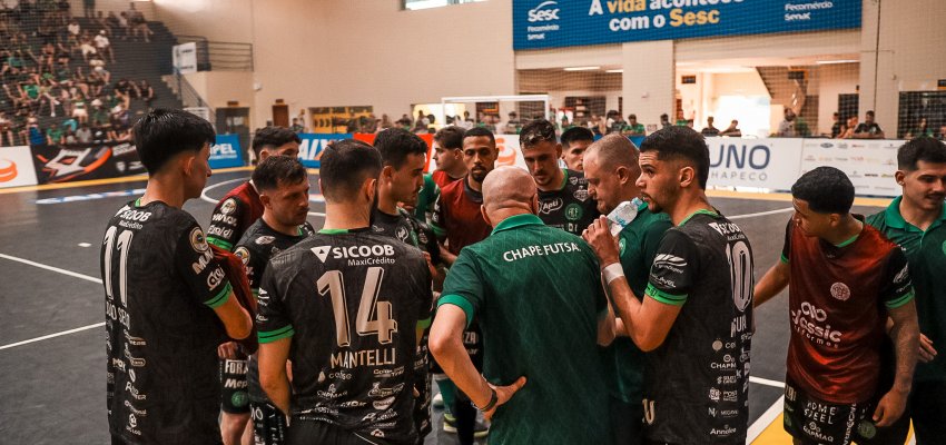 Chape Futsal abre venda de ingressos para jogo que vale vaga &agrave; semifinal do Brasileiro