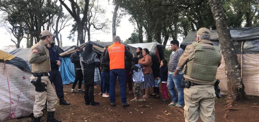 Força-tarefa orienta indígenas sobre cuidados com o frio