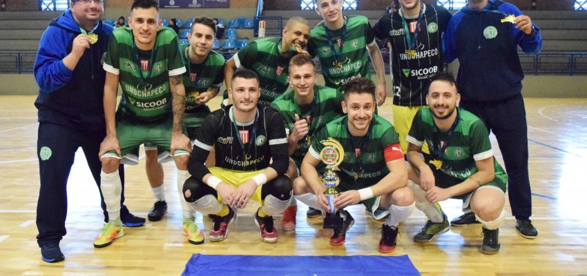 Chapecoense futsal conquista o tri nos JUCs