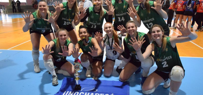Voleibol de Chapecó conquistou o estadual 
