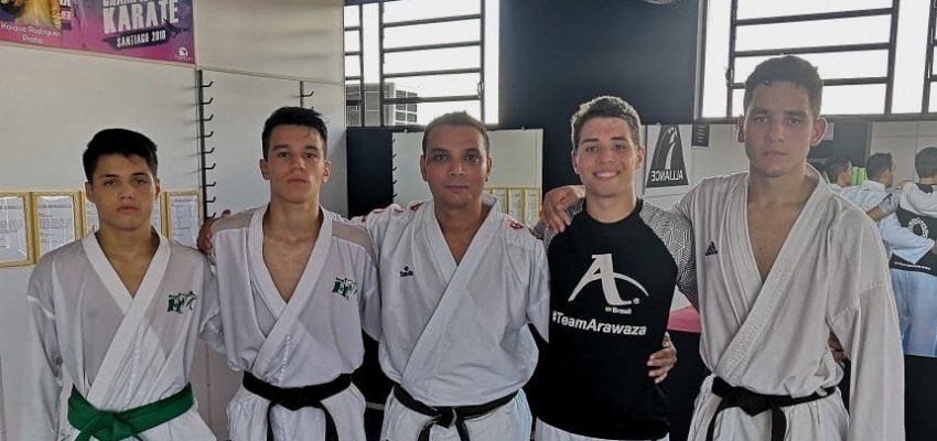 Karate chapecoense em preparação para temporada 2019