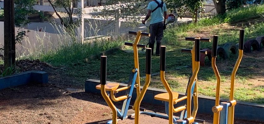 Cronograma semanal de ações de infraestrutura nos Bairros, Escolas e Interior do Município