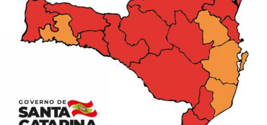 Chapecó sai do nível gravíssimo no mapa de risco da Covid-19