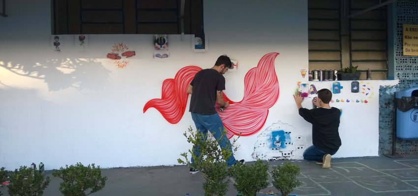 Maratona Visual traz Oficina de Grafitti.