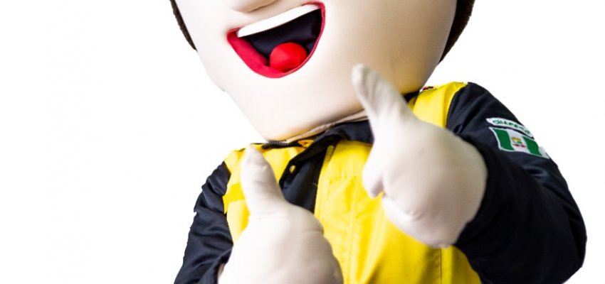 O Mascote do Trânsito aguarda um nome