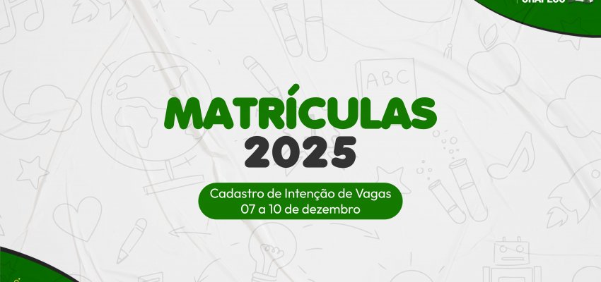 Rede Municipal de Ensino abre inten&ccedil;&atilde;o de vagas para alunos novos