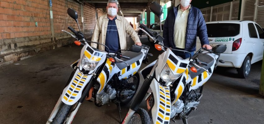 Motos da SEDEMOB v&atilde;o para agentes de sa&uacute;de