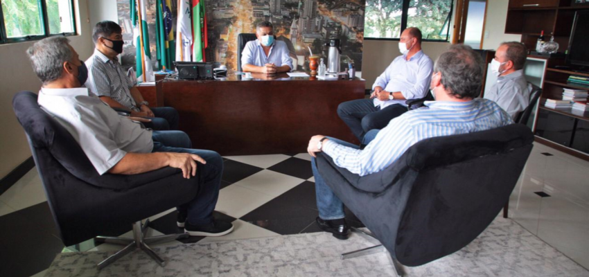 Presidente da Assembleia Legislativa visita o prefeito de Chapecó