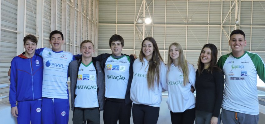 Natação de Chapecó conquistou medalhas 
