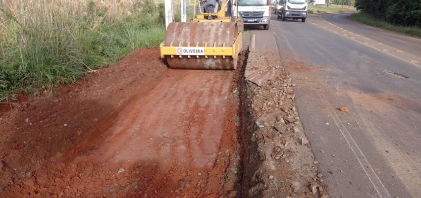 Retomadas obras no acesso ao aeroporto