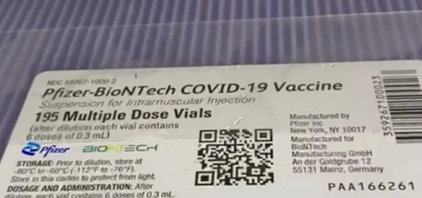 Chapecó recebe 1,1 mil doses de vacina da Pfizer