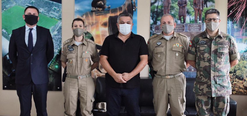 Comando da PM Ambiental visita o prefeito