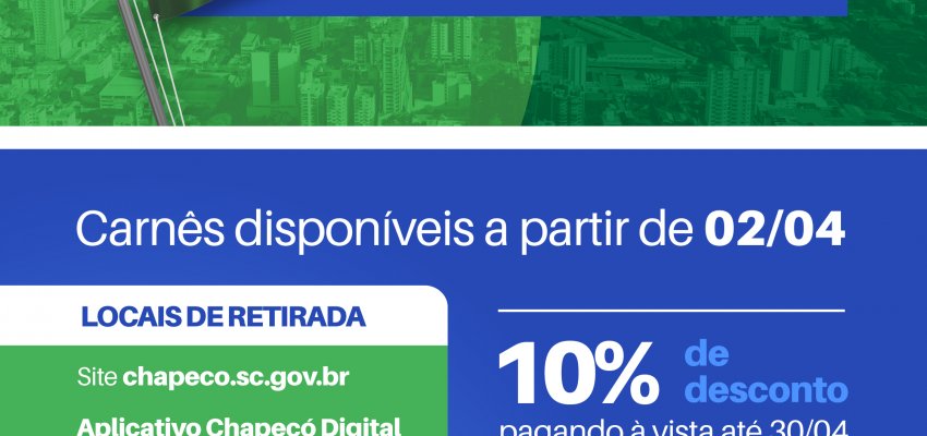 IPTU 2026 come&ccedil;a nesta quarta com descontos