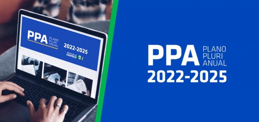 Consulta Pública do PPA de Chapecó está disponível até 15 de julho