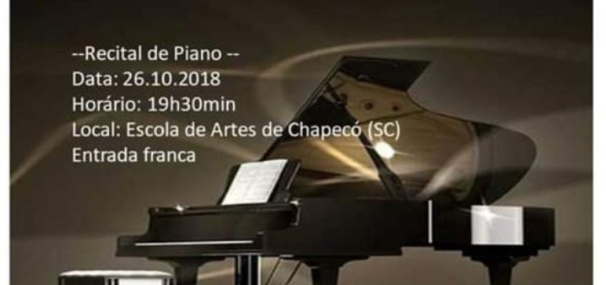 Recital apresenta composi&ccedil;&otilde;es autorais de Valdir Fran&ccedil;a