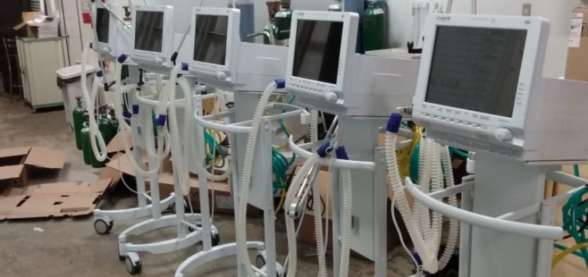 Chapec&oacute; recebe mais dez respiradores