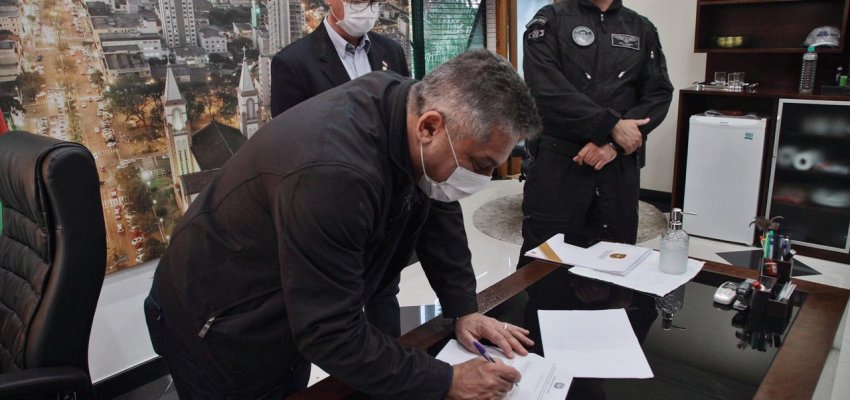 Chapecó renova convênio do Serviço Aeromédico