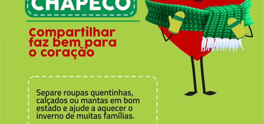 Campanha Aquece Chapecó é realizada pela JCI