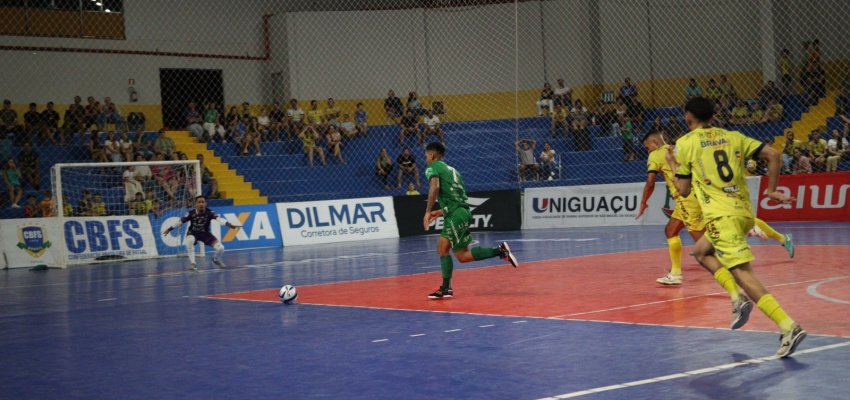 Chape Futsal pontua fora de casa na volta a um campeonato nacional ap&oacute;s 19 anos