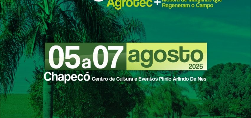 II Encontro Catarinense de Agricultura Regenerativa será realizado em Chapecó