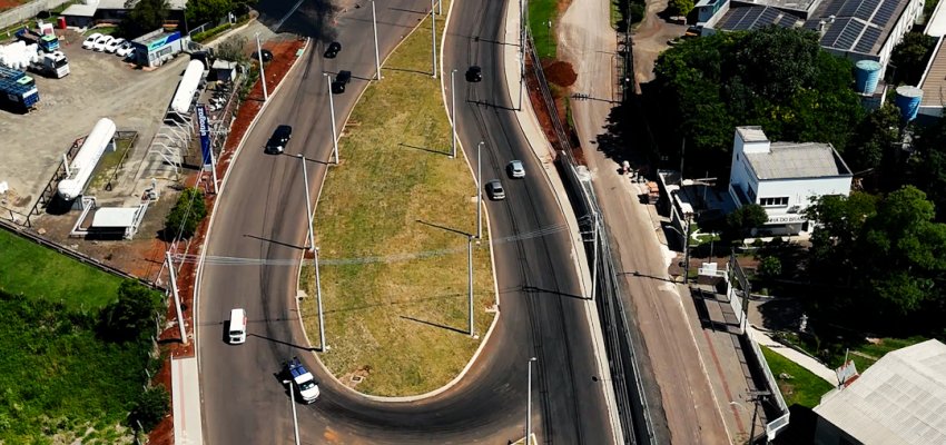 Obras visam melhorar a segurança e a mobilidade no trânsito da região Sul de Chapecó 