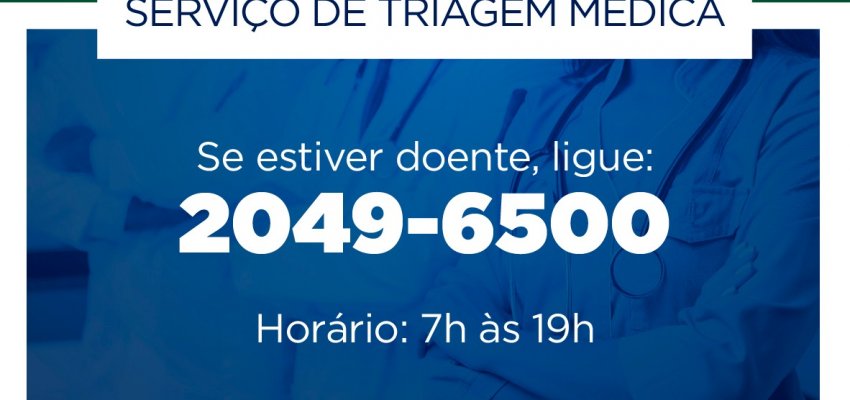 Chapecó anuncia consulta médica via telefone 