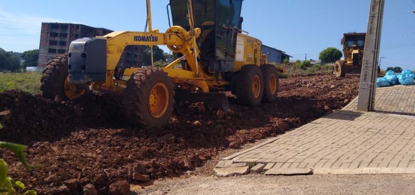 Cronograma semanal de ações de infraestrutura nos Bairros, Interior e Escolas do Município