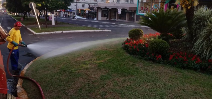 Cronograma semanal de ações de infraestrutura nos Bairros e Interior do Município