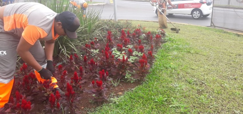 Cronograma semanal de ações de infraestrutura nos Bairros, Interior e Escolas do Município