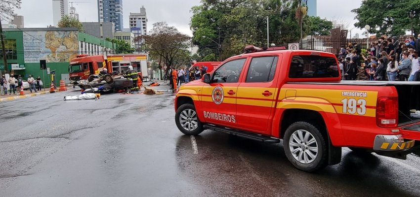 Diretoria de Segurança Pública realiza simulado em alusão a Semana Nacional do Trânsito
