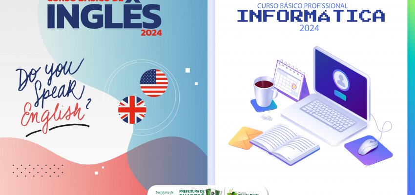 Cursos básicos profissionais são ofertados gratuitamente pela Secretaria de Educação