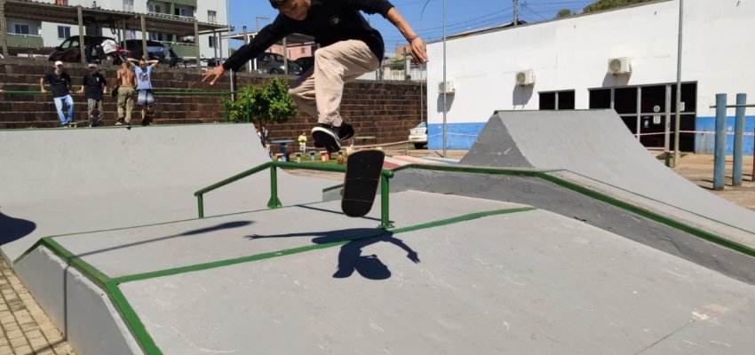 Aberto de Skate e Cultura de Chapecó reuniu competidores de oito cidades