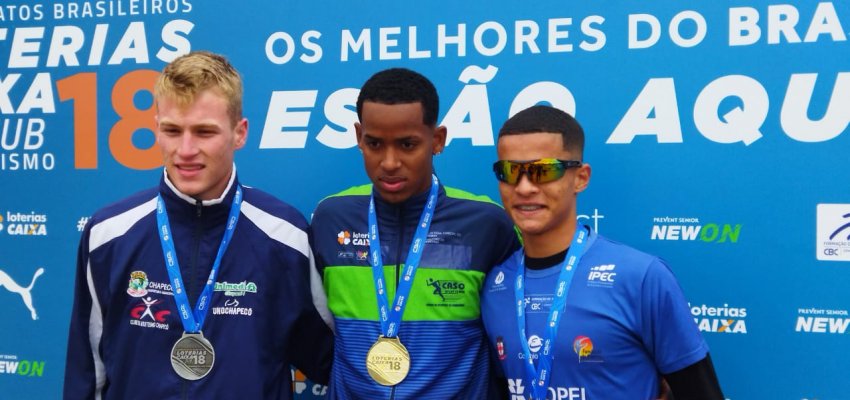 Chapecoense Tainan Zart conquista o vice brasileiro nos 400m aspirantes 