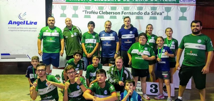Tênis de Mesa de Chapecó conquista bons resultados na Liga Oeste