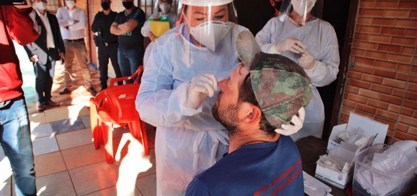 Opera&ccedil;&atilde;o �Lockdown Inverso� &eacute; realizada no distrito de Marechal Bormann