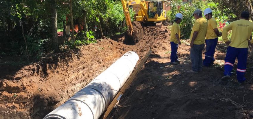 Nova tubula&ccedil;&atilde;o vai melhorar escoamento de &aacute;gua no Bairro Efapi