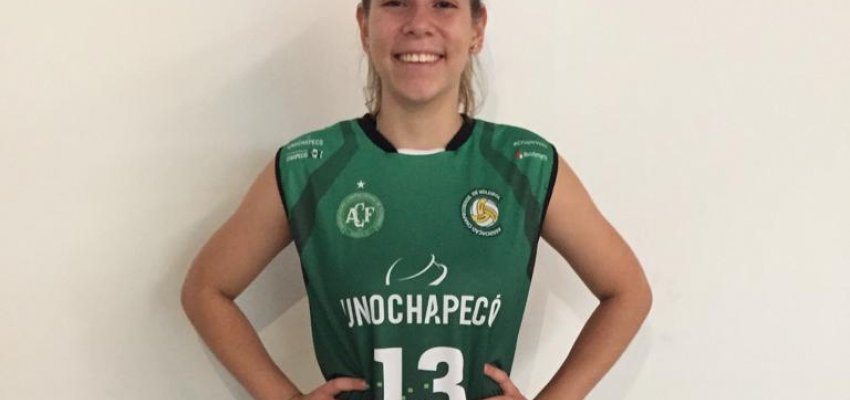 Atleta de Chapecó na Seleção Brasileira de Vôlei