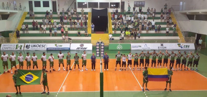 Amistosos de V&ocirc;lei entre Chapec&oacute; e Anti&oacute;quia 