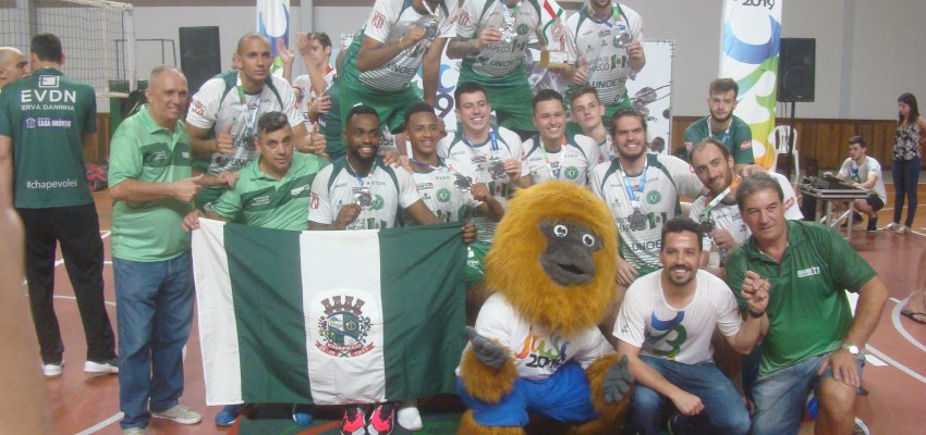 Volei Masculino de Chapec&oacute; &eacute; Vice nos JASC 2019