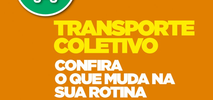 Transporte Coletivo opera em caráter especial. Confira os horários!