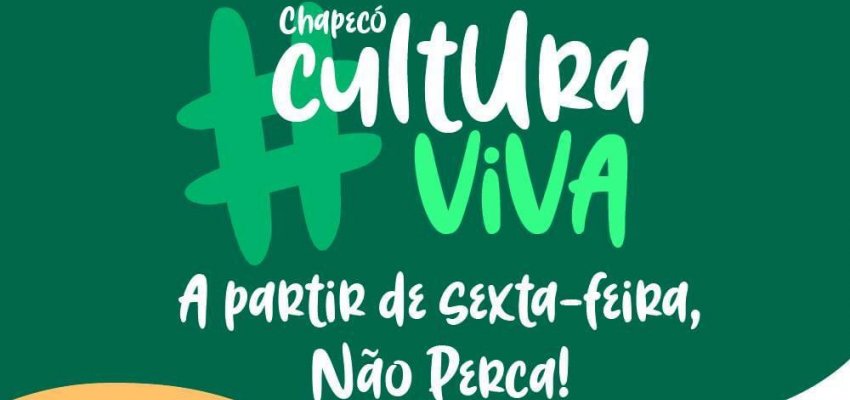 Chapecó Cultura Viva vai dar visibilidade aos artistas