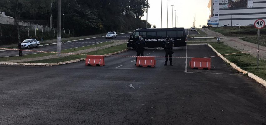 Espaços e locais públicos serão isolados neste fim de semana